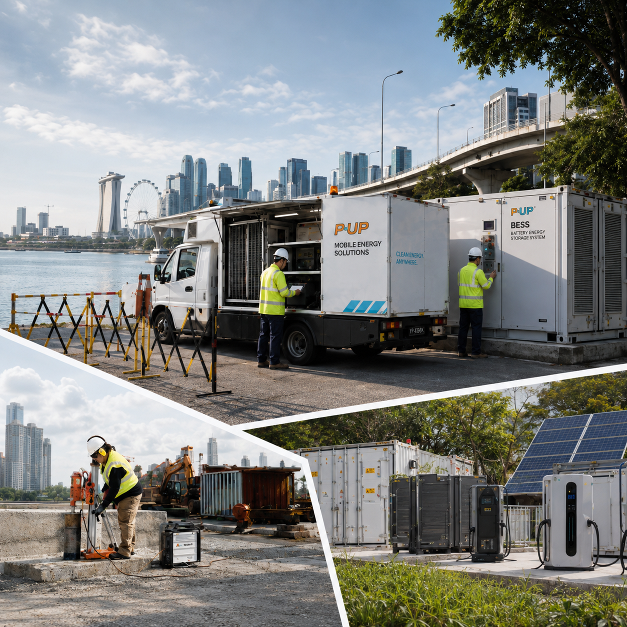 P.UP Gridflex mobile energy applications